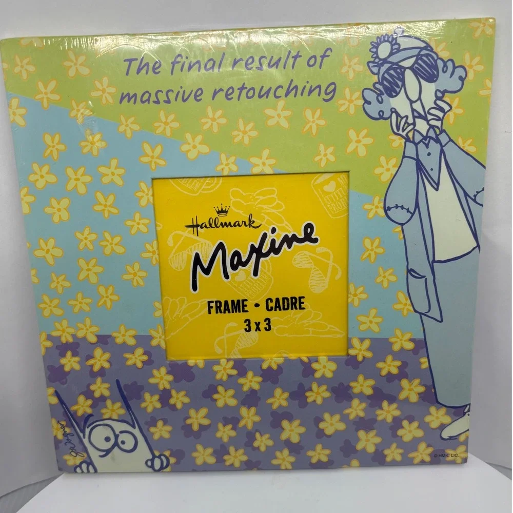 Hallmark Maxine Picture Frame 3x3 New in Package Cartoon Character Decor for Mom
